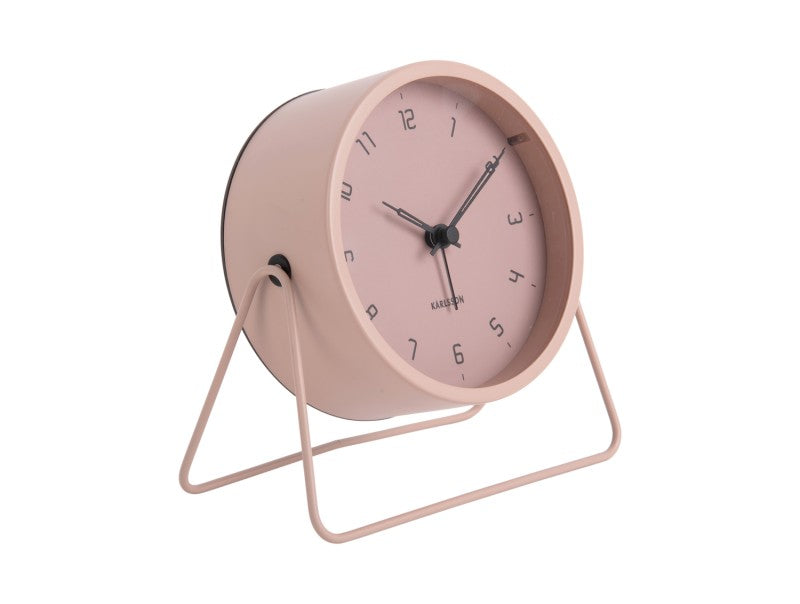 Alarm Clock - Stark Metal Matte Pink