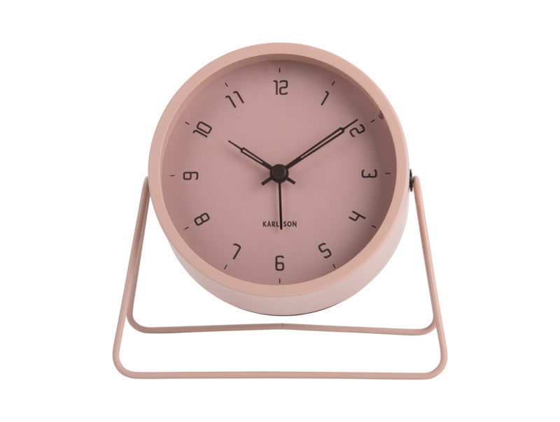 Alarm Clock - Stark Metal Matte Pink