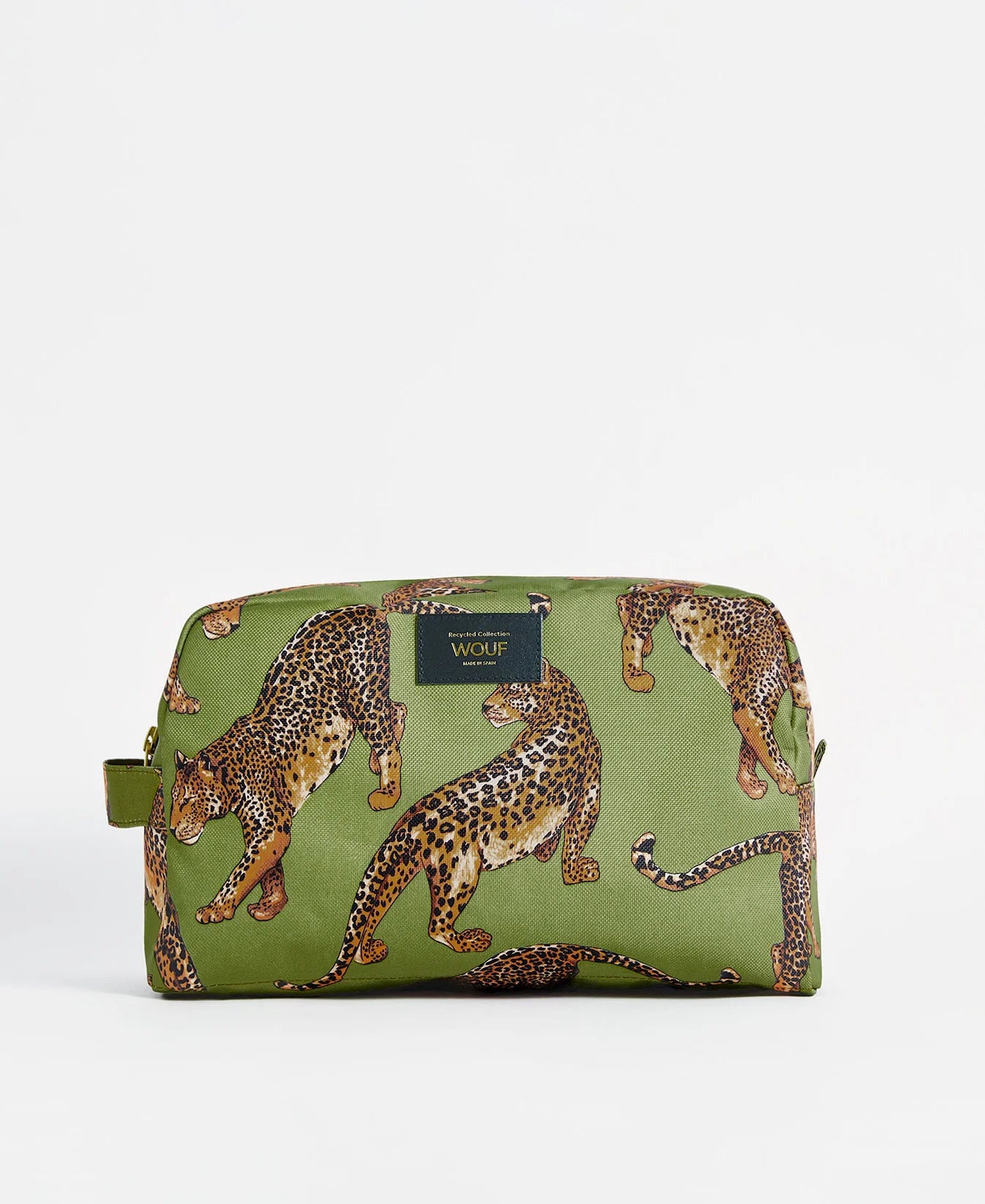 Large Toiletry Bag - Olive Leopard Daily