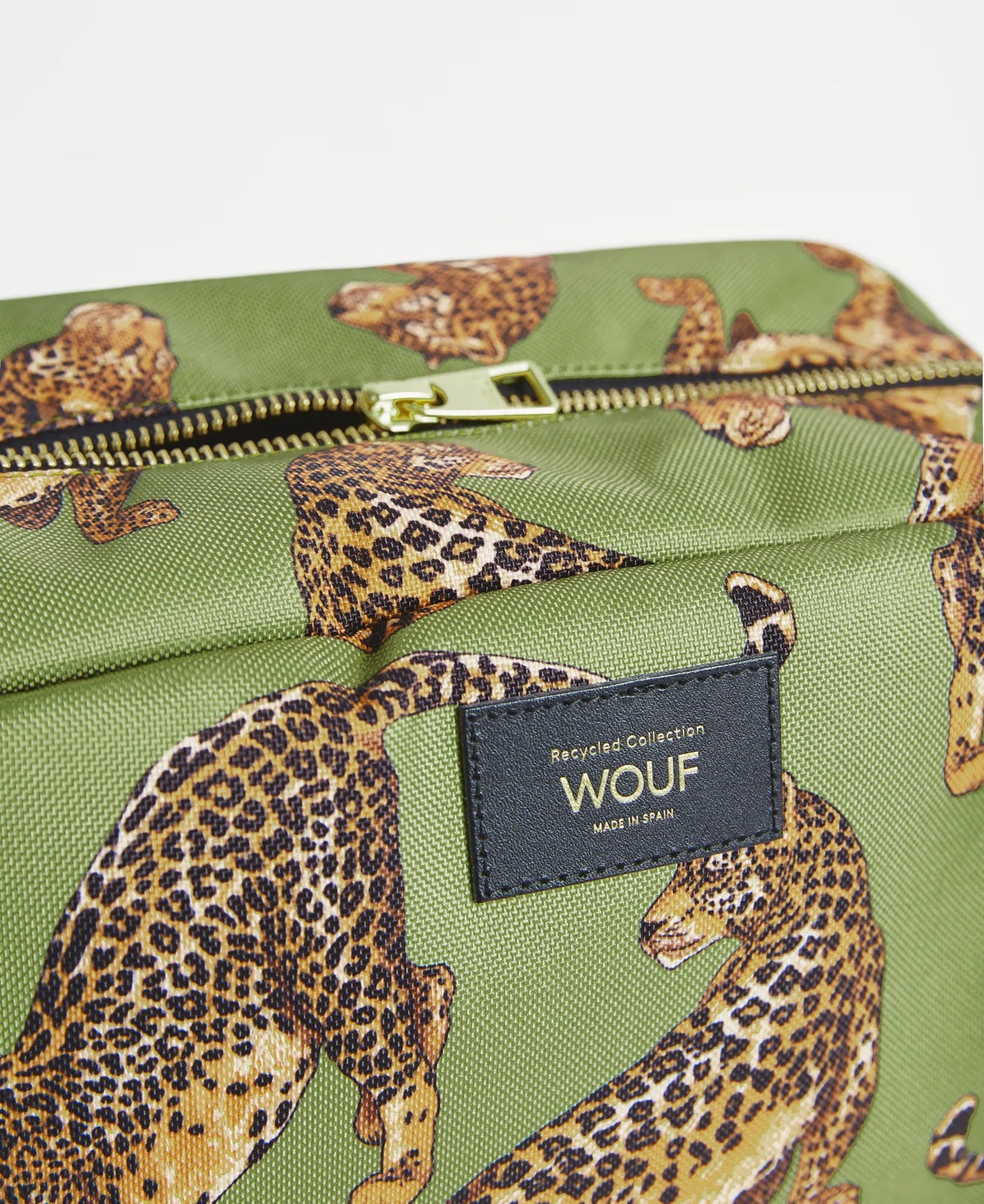 Large Toiletry Bag - Olive Leopard Daily