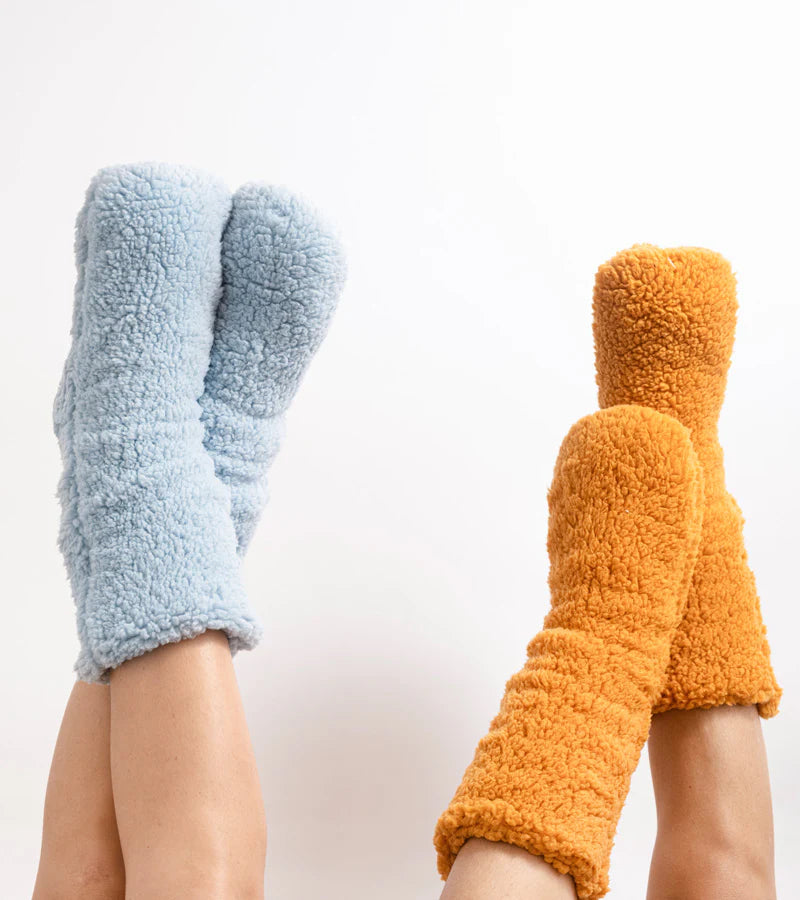 Cocooning socks in sheepskin