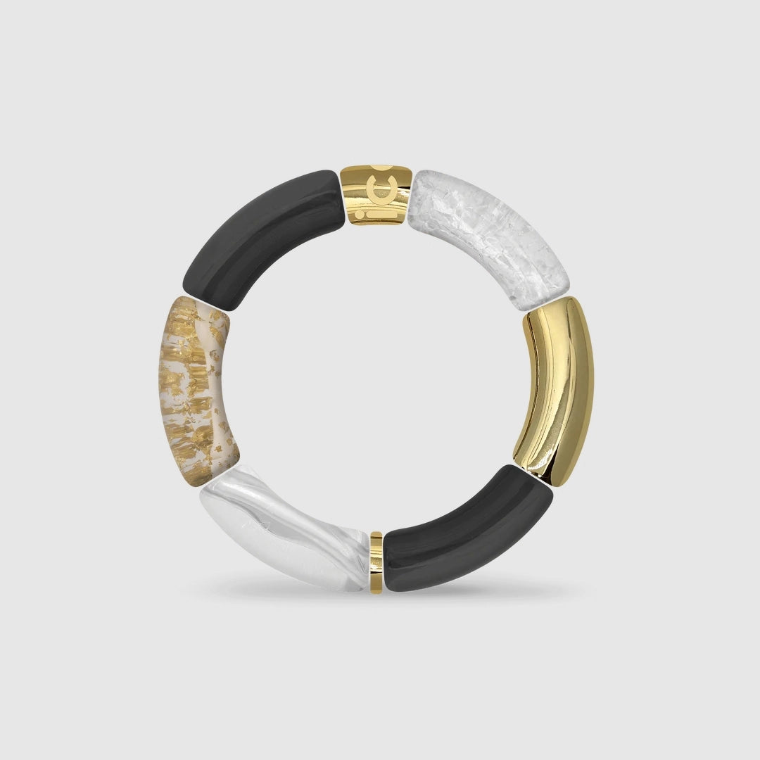 Bella goud zwarte armband