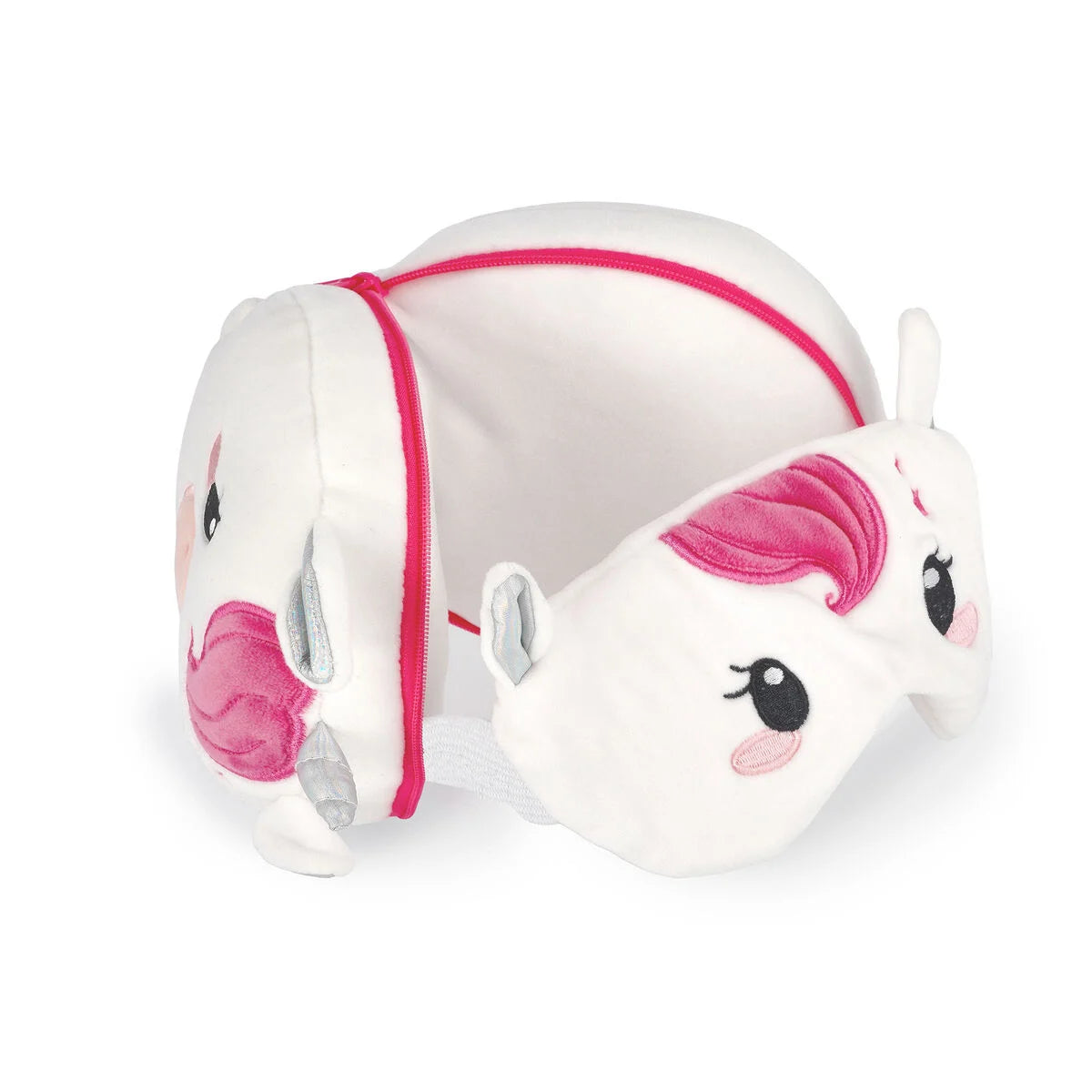 Unicorn Travel Pillow with Sleep Mask