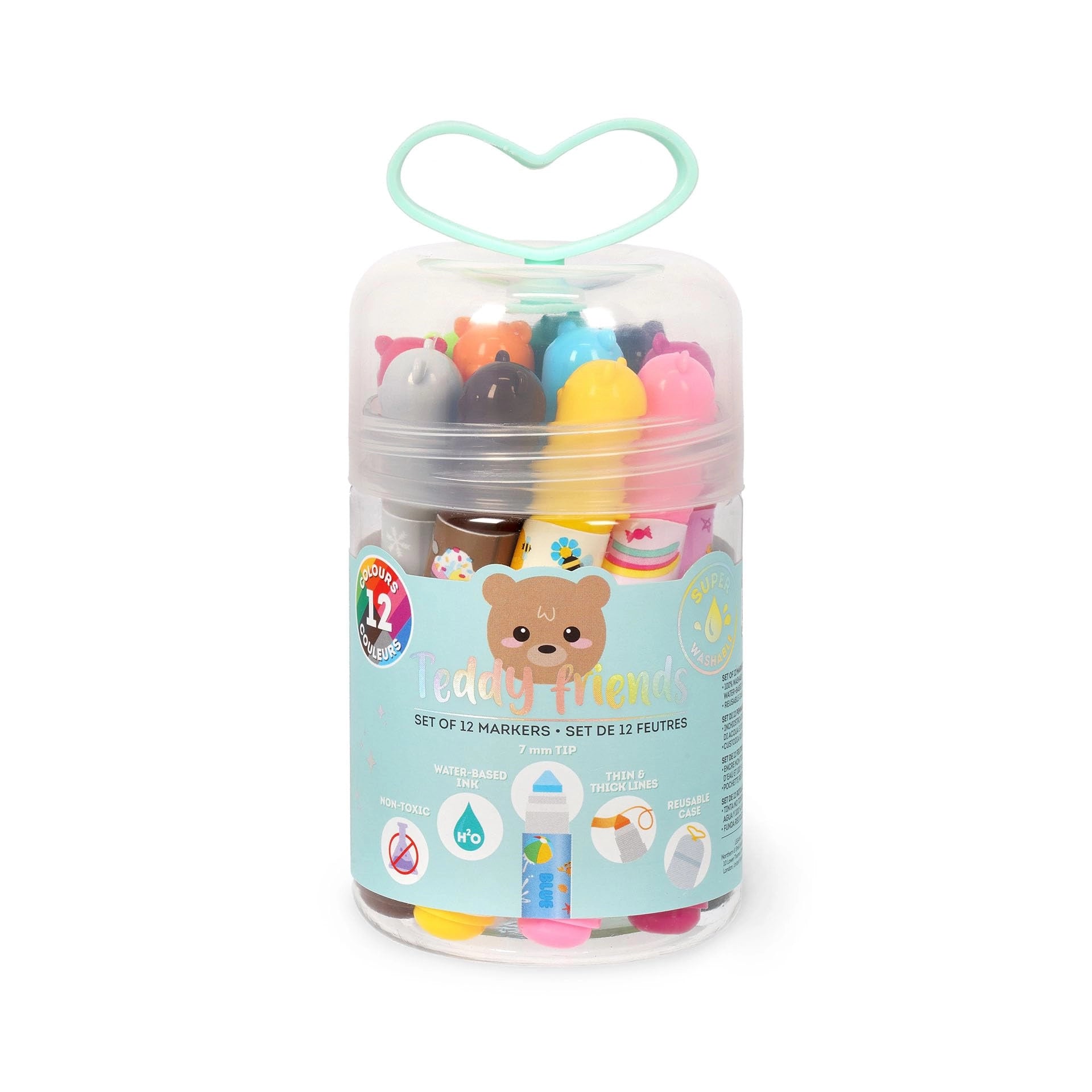 Feutres Teddy Friends set de 12