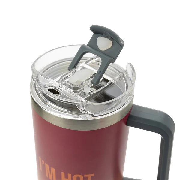 XXL Thermos - I'm Hot - Red gradient