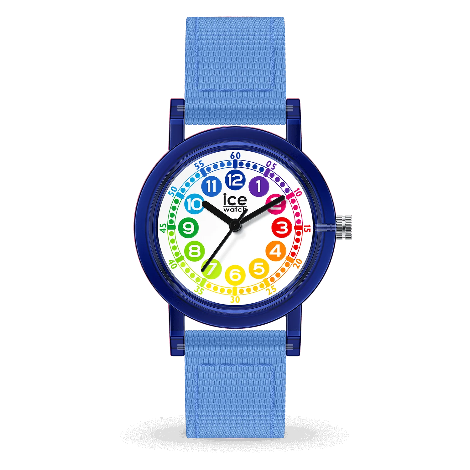 ICE learning watch - Light Blue Rainbow