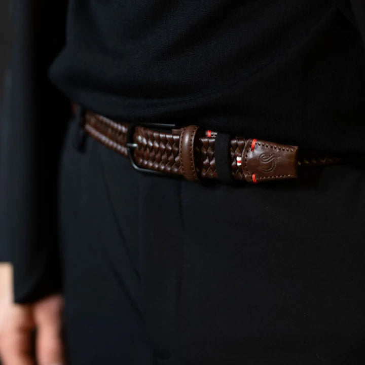 Napoli Camel Leather Belt  - La Boucle