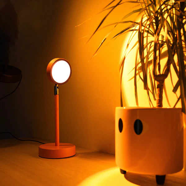 16 Colors Sunset Table Lamp - Orange