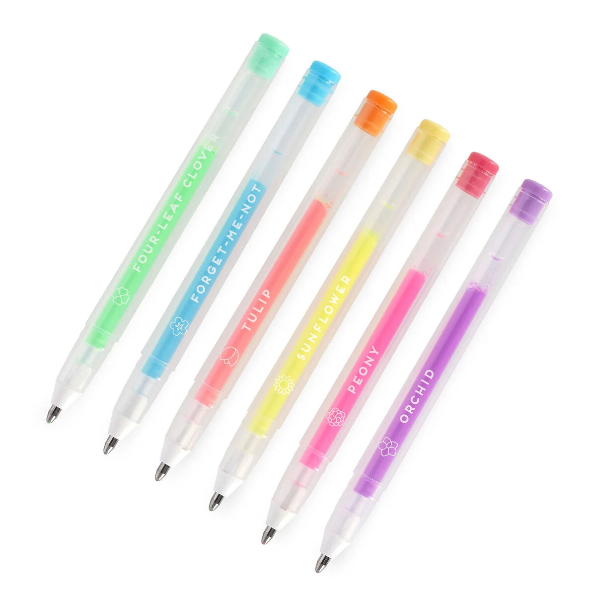 Stylos gel printemps set de 6