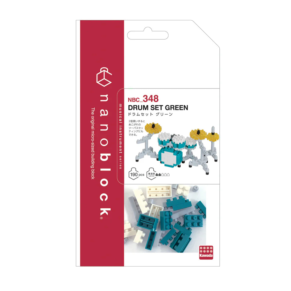 Nanoblock - Groen drumstel