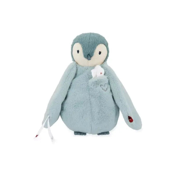 Green Penguin Kissing Plush 