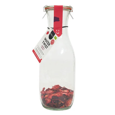 Watertwist Scented Water Carafe - Strawberry & Hibiscus