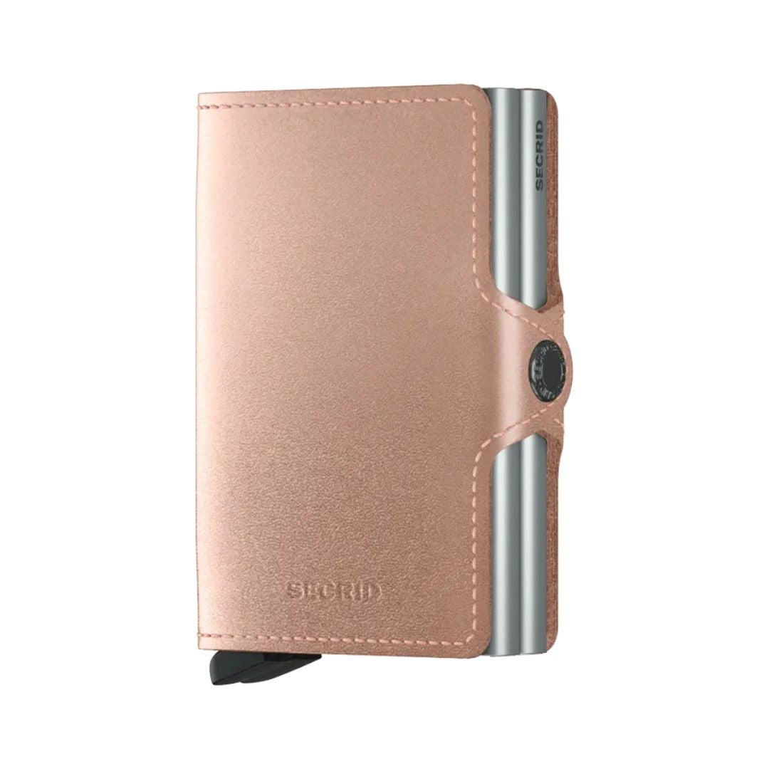 Portefeuille Twinwallet - Métallique Rose