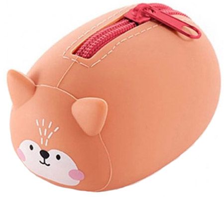 Porte-monnaie animaux mignons en silicone