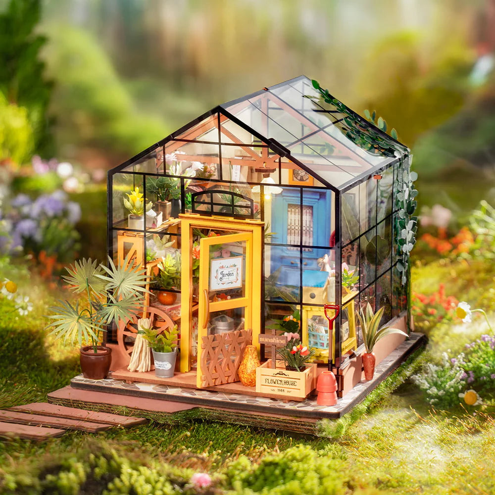 3D-puzzel - Cathy's bloemenhuis - bouwbare plantenkas