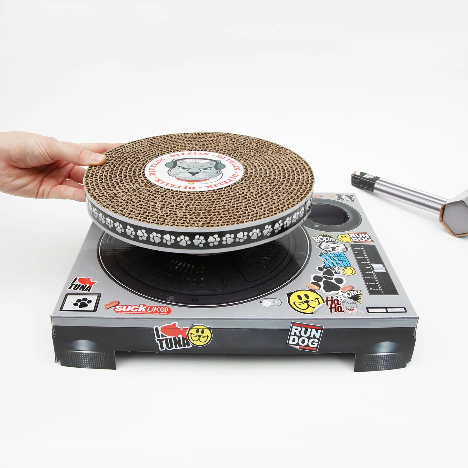 Grattoir pour chat - DJ Cat Scratcher