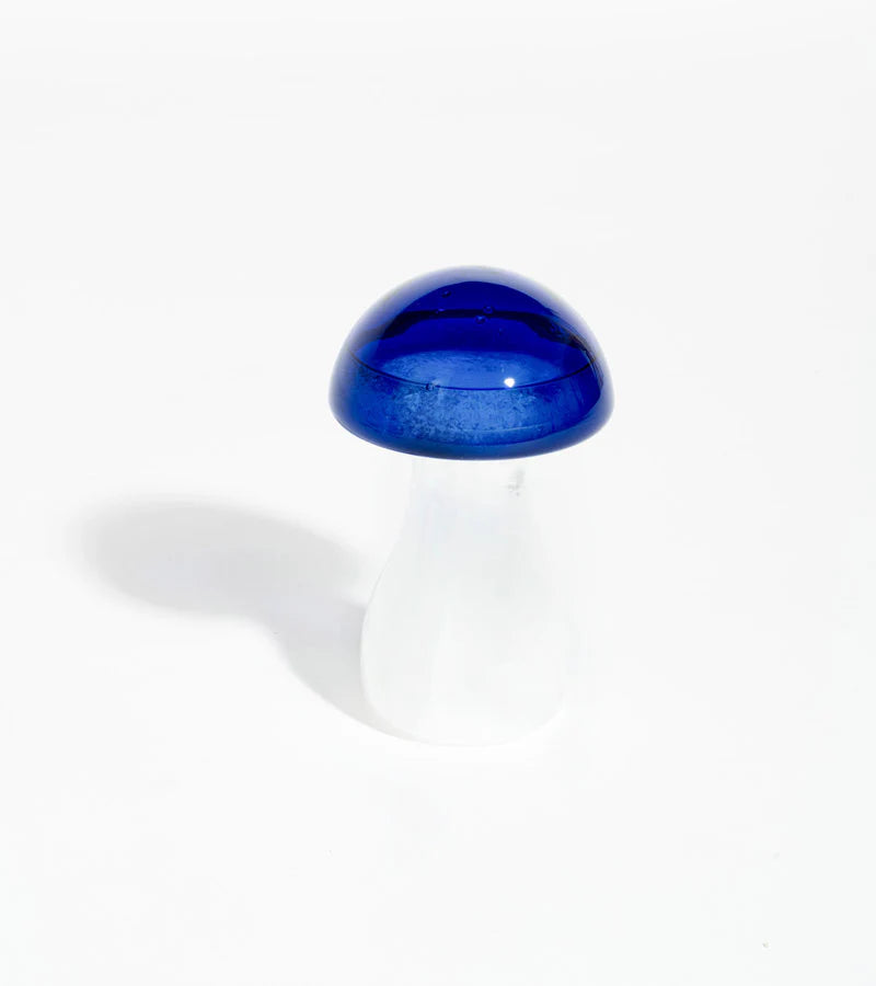 Mushroom Storm Glass - Royal Blue