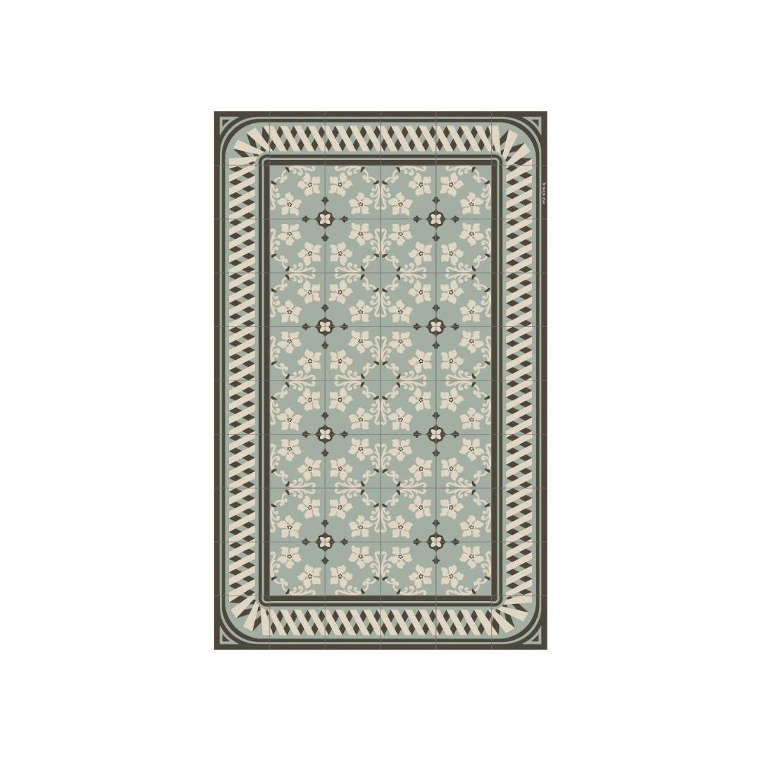 Vinyl Rug - Almond Mint - Medium 60 x 97 cm