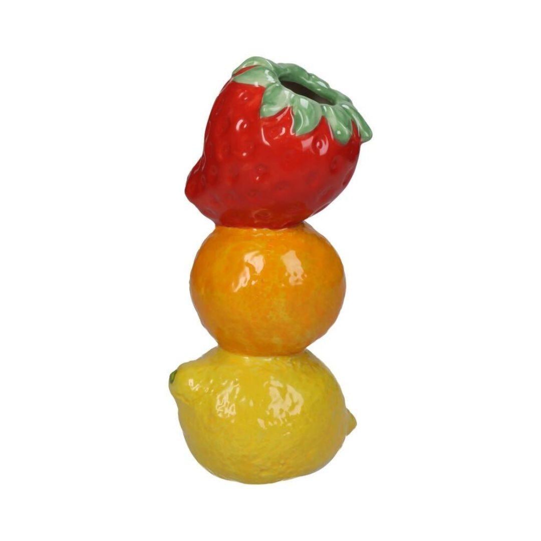 Dolomite Vase - Trio of Fruits 