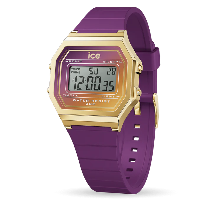 Montre Ice Digit Retro - Violet Dusk - Small