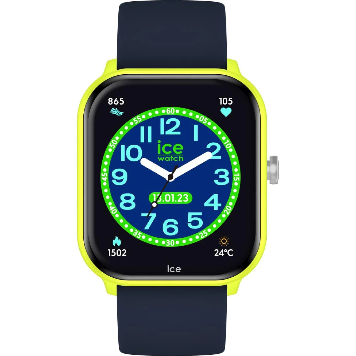 ICE smart junior 2.0 Connected Watch - Geel - Blauw - 1.75