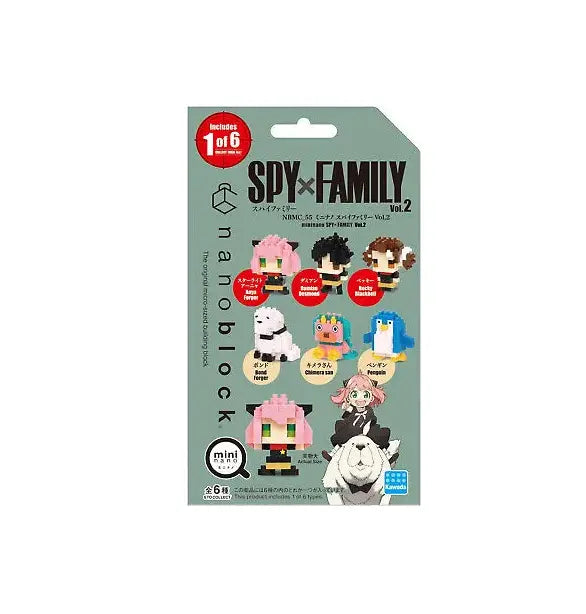 Nanoblock Spy x Family vol.2 (mysterie-assortiment)