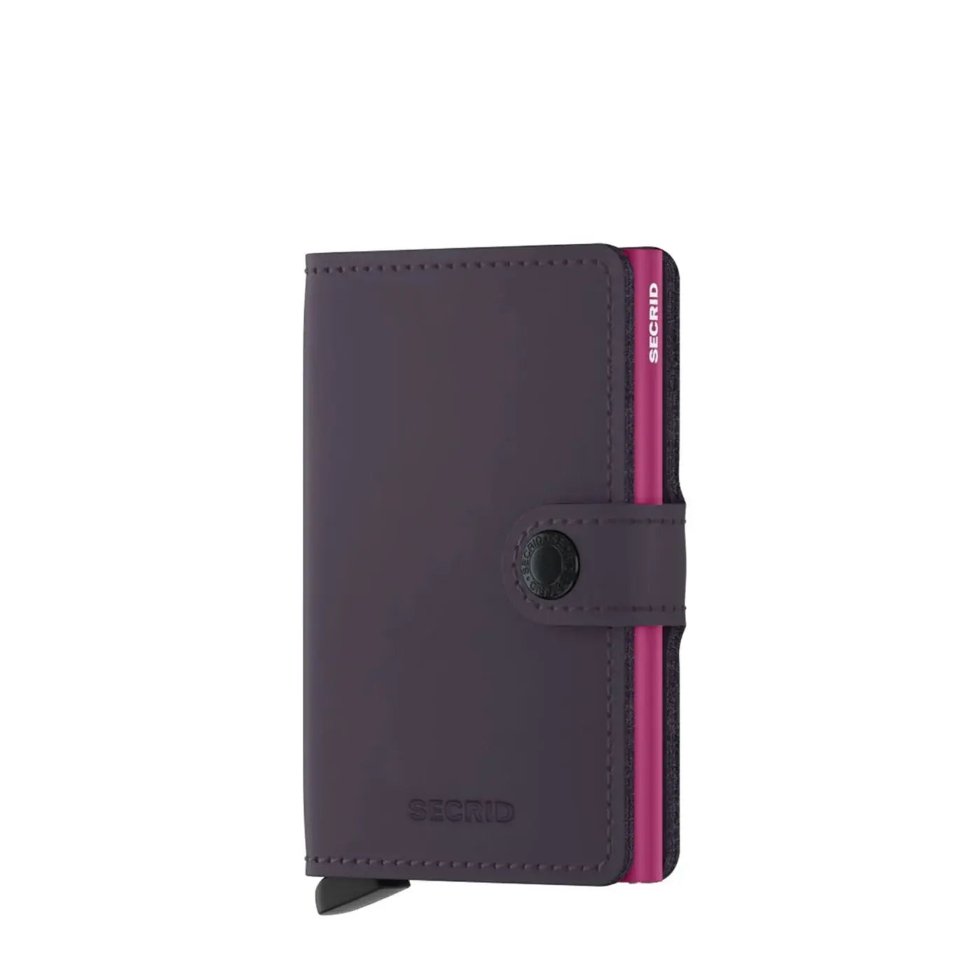 Miniwallet - Matte Dark Purple & Fushia 