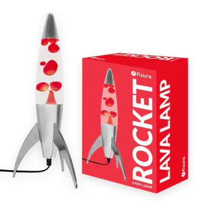 Lampe Lave - Rocket Rouge