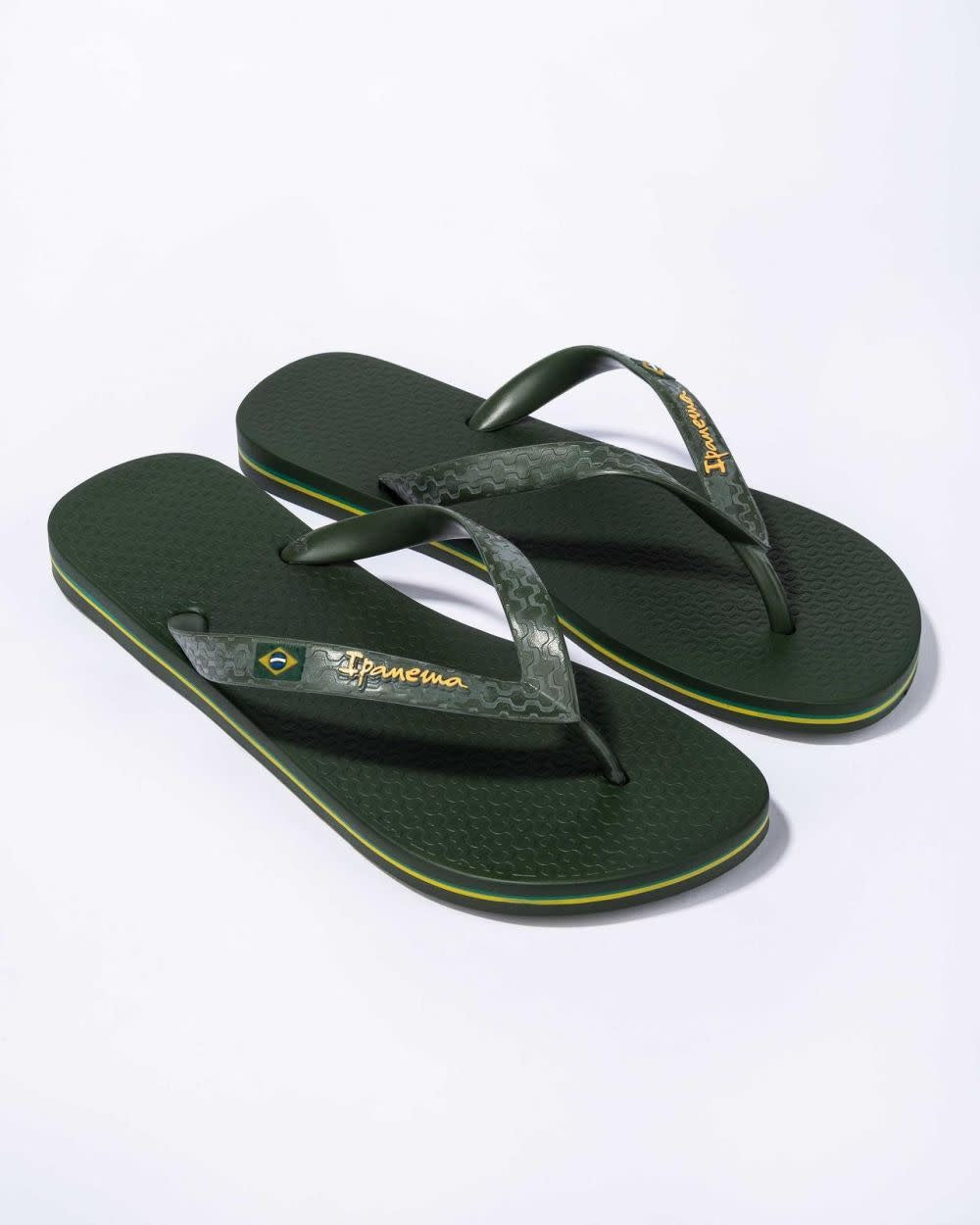 Classic Flip Flops - Brasil Green 