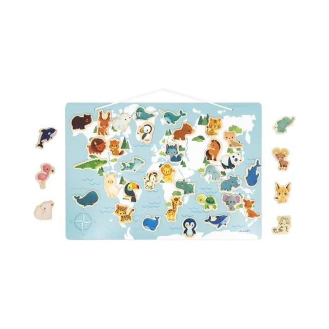 MiniKids magnetic world map