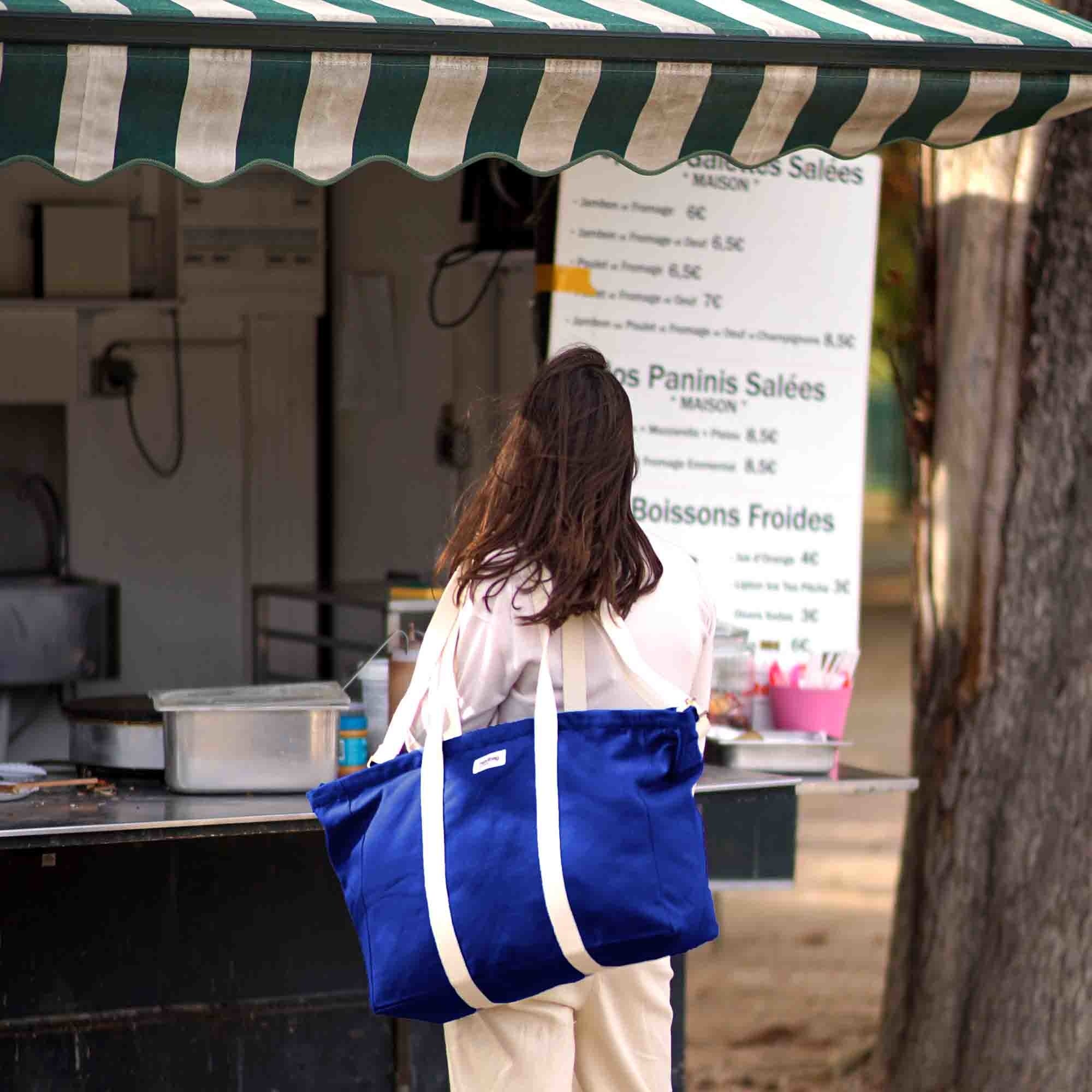 Sac Cabas Jean Bleu Electrique