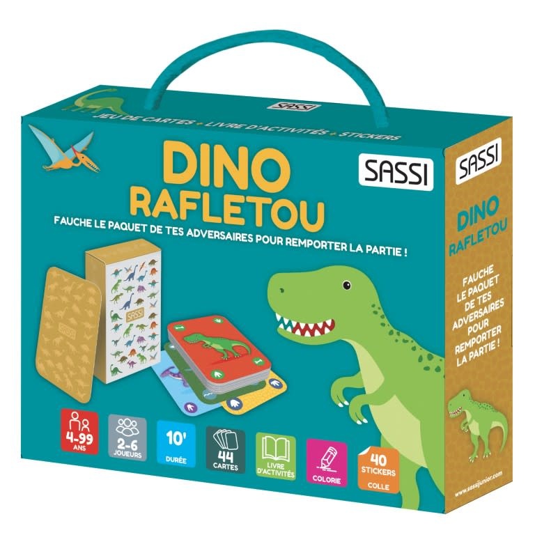 Jeu de Cartes et activités Enfants - Dino Rafletou