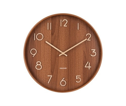 Lime tree wall clock 