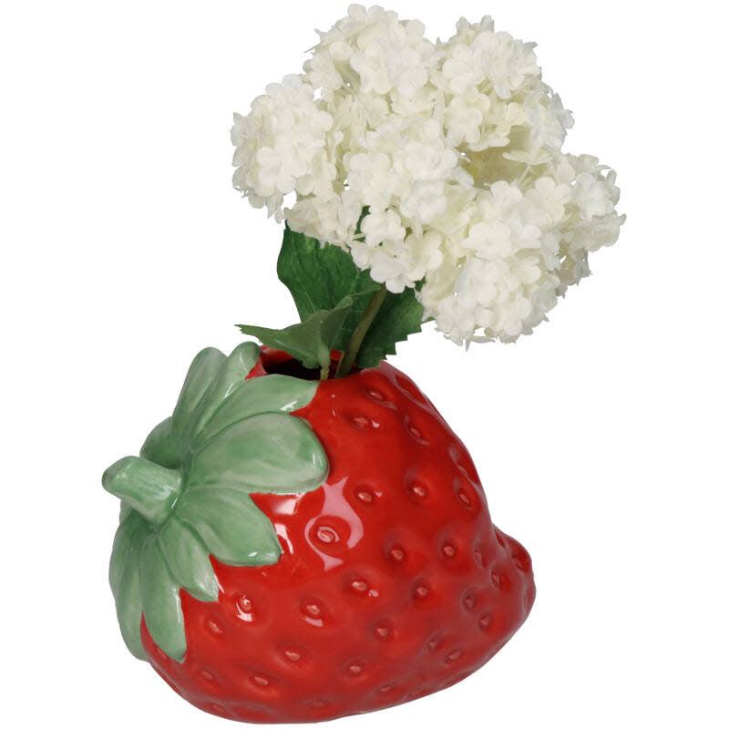 Dolomite Vase - Elongated Strawberry 