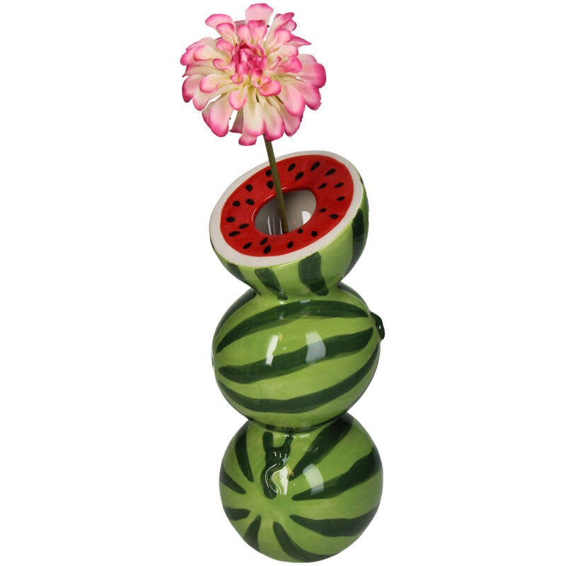 Dolomite Vase - Watermelon Trio 