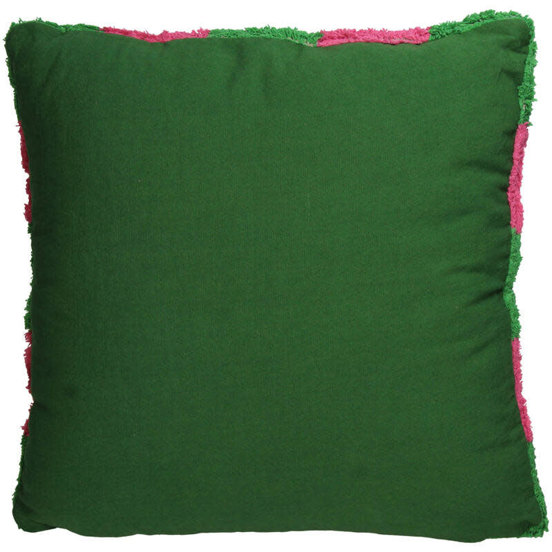 Cushion - Tiles Green & Pink 