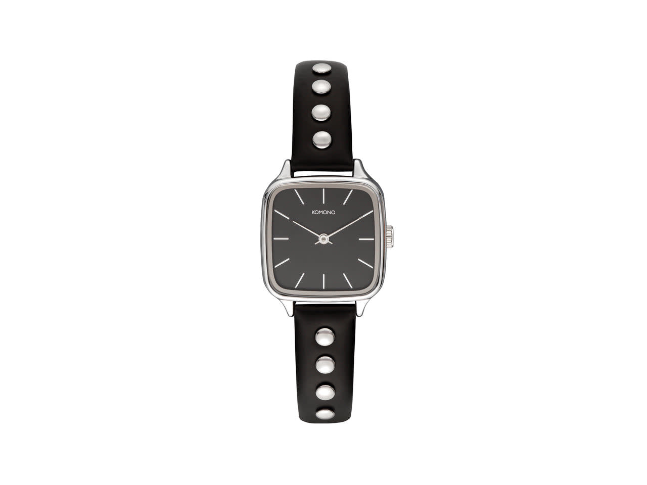 Montre Kate Studs Black Silver