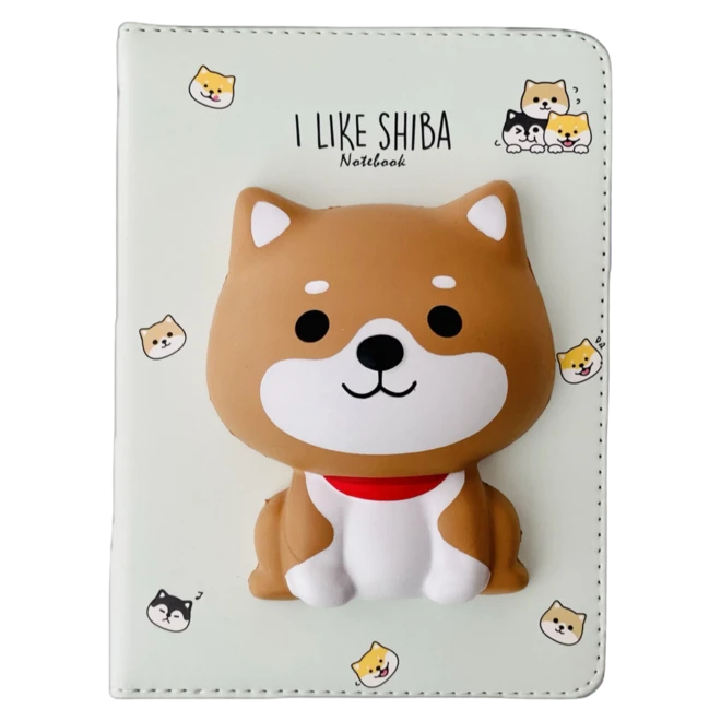 Squishy Gen Shiba notitieboekje