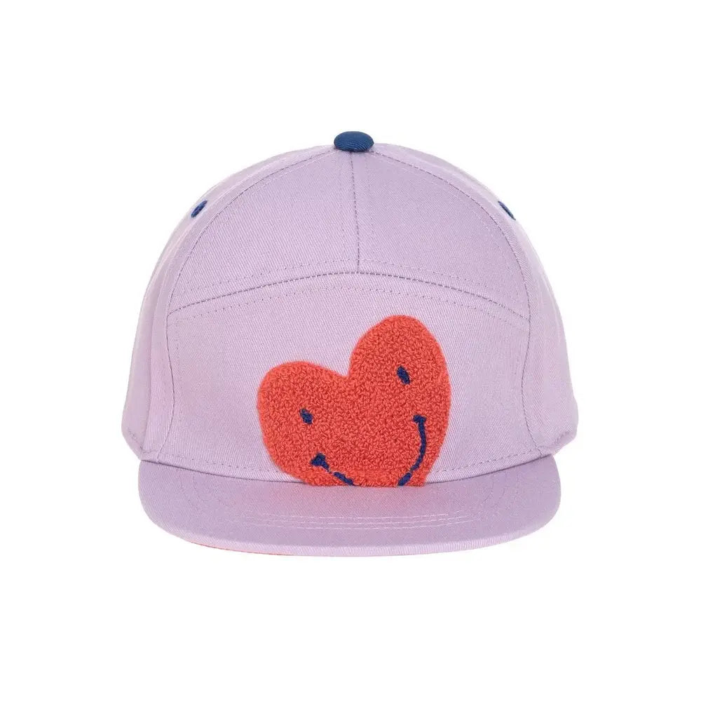 Casquette Little Gang Smile Coeur Lavande