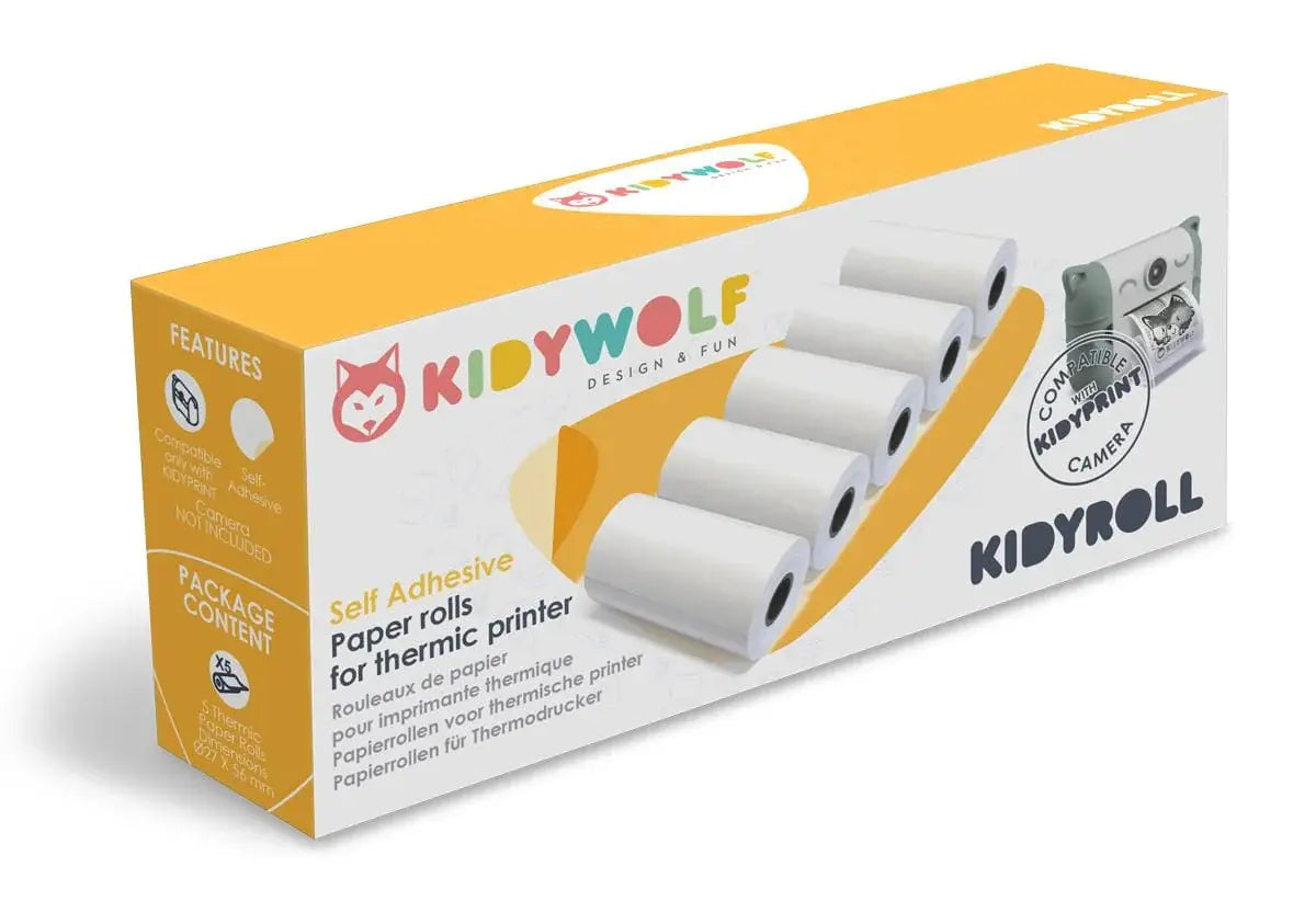 Paper Rolls - Kidyroll Self Adhesive 