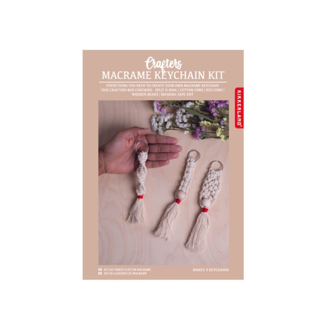 Crafters Macrame Keychain Kit