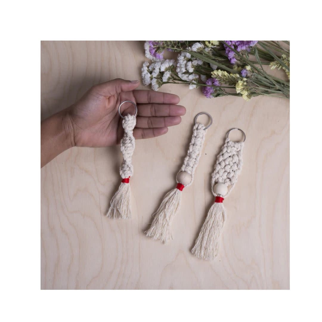 Crafters Macrame Keychain Kit