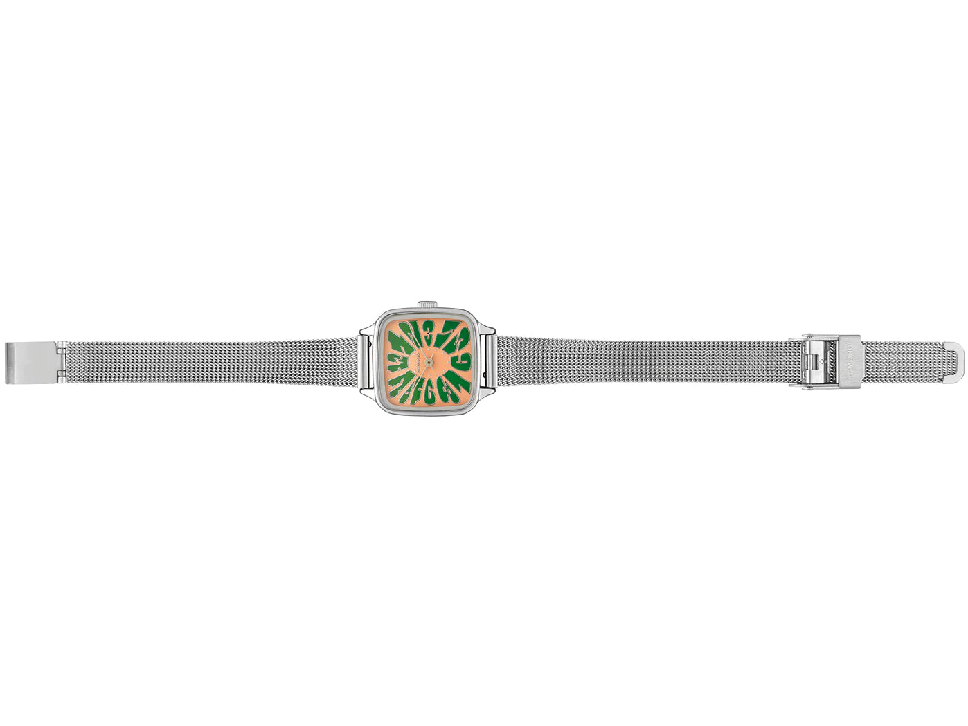 Montre Kate flower royale silver blush forest