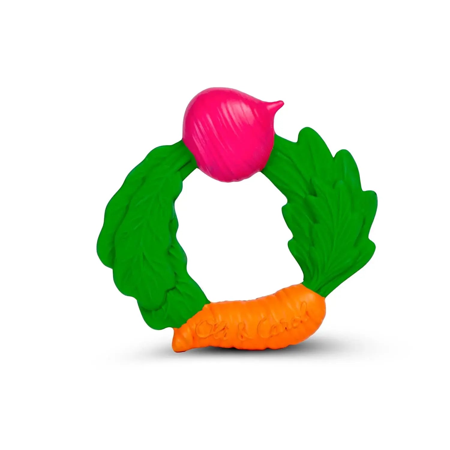 Natural rubber teething ring Vegetables 