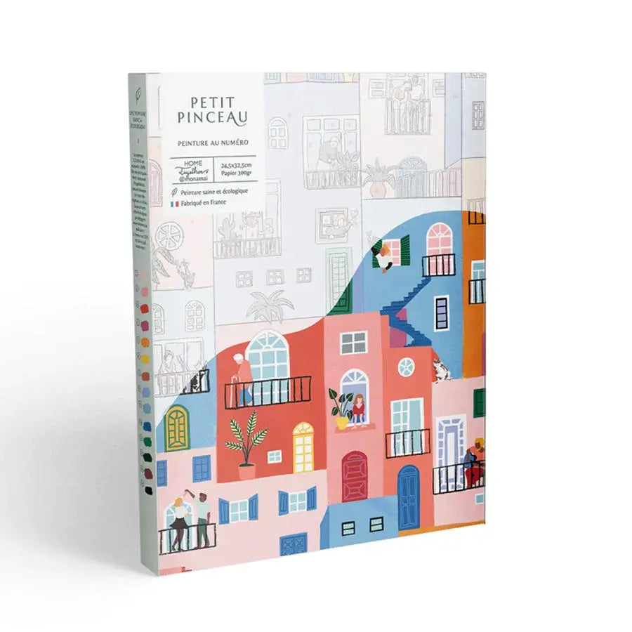 Coffret peinture au numéro Home Together par Mona Mai