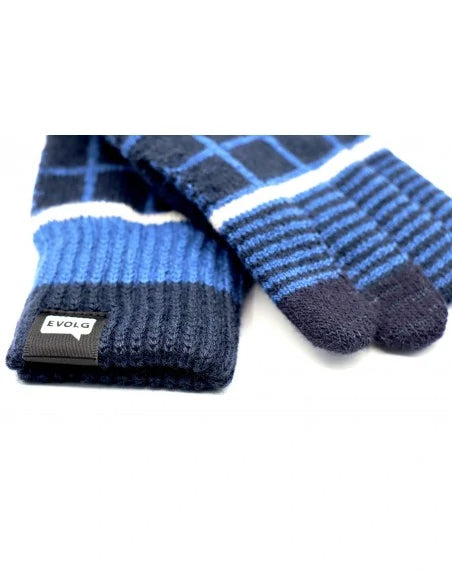 Gants Tactiles LATTICE Bleus