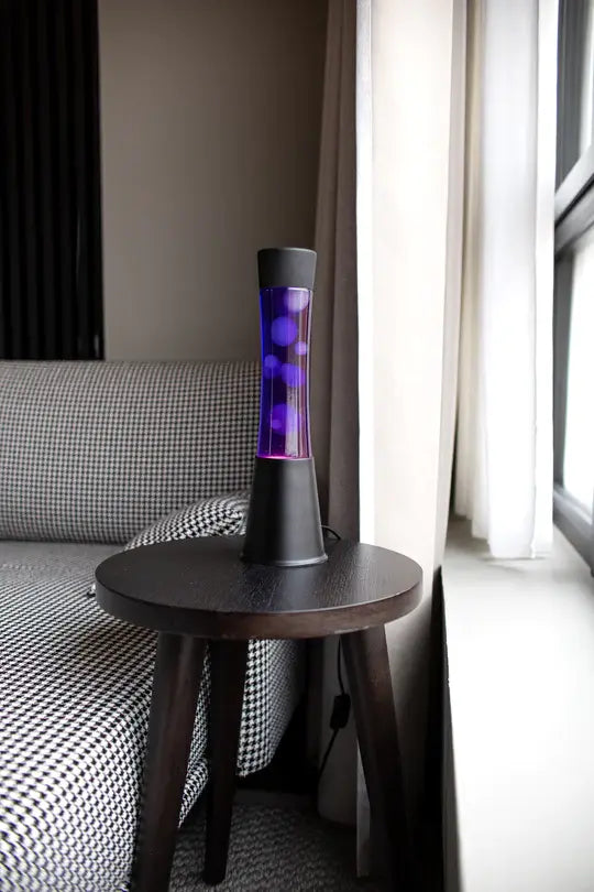 Black & Violet Lava Lamp 