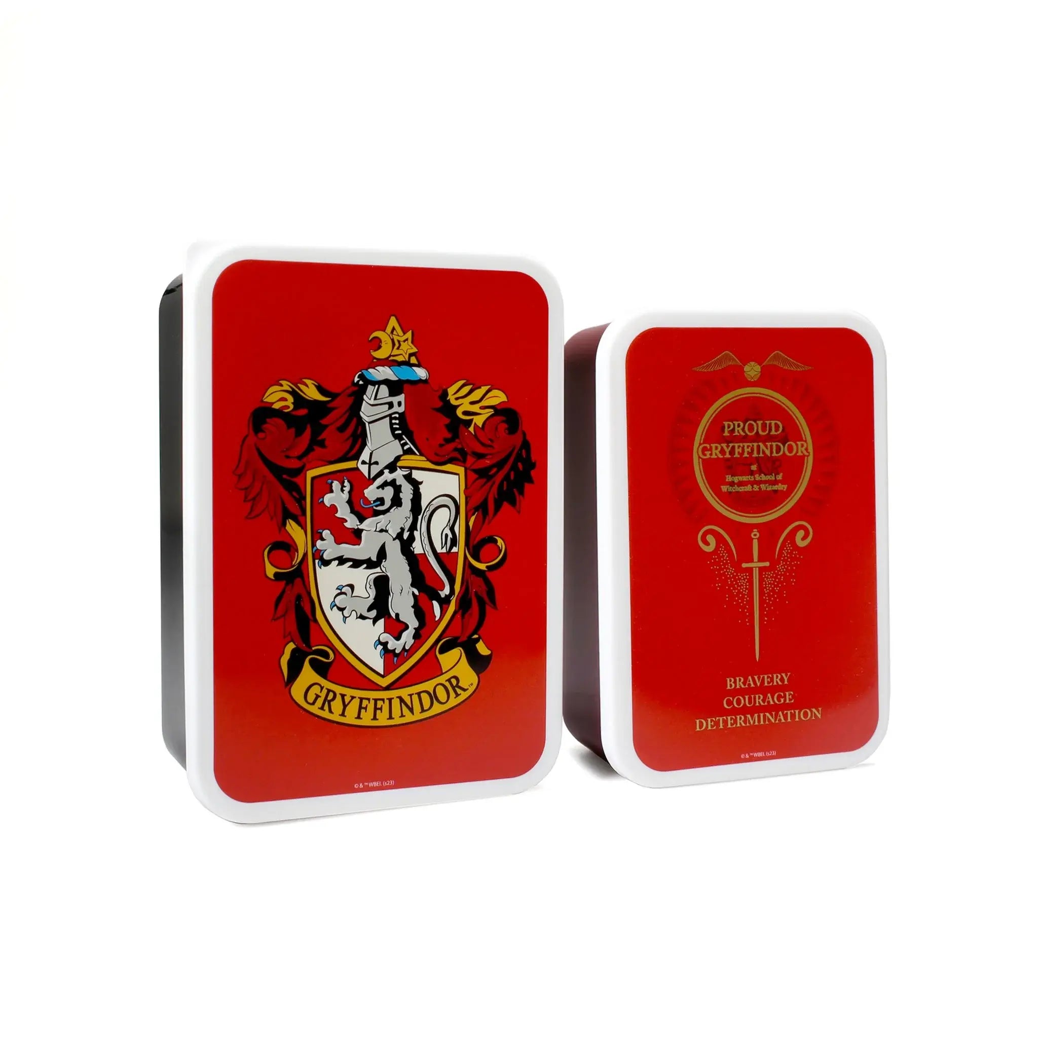 Set of 2 Gryffindor Harry Potter Lunch Boxes 