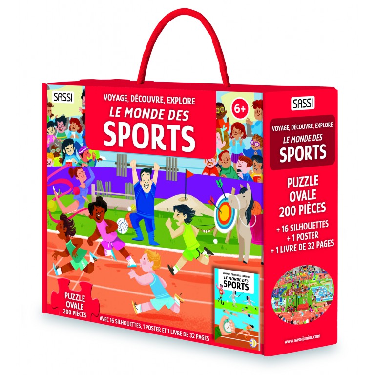 Coffret Puzzle et Livret - Le Monde des Sport