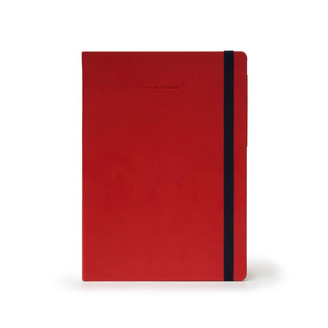 Large blank notebook Red  